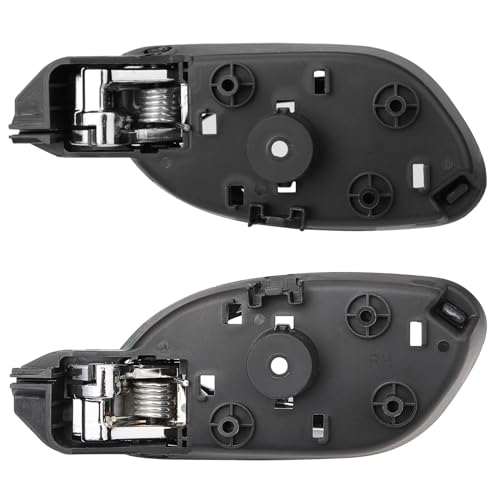 2Pcs Interior Door Handle for Chevrolet Chevy Camaro 2010 2011 2012 2013 2014 2015,for Front Door Left & Right Side Replaces 20955311 20955302, Chrome