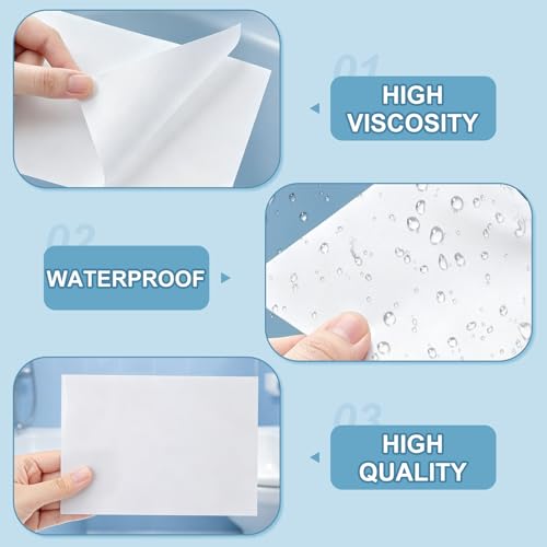 30 Pcs Bathtub Patch Kit Siding Wall Repair - style: Round and Rectangle