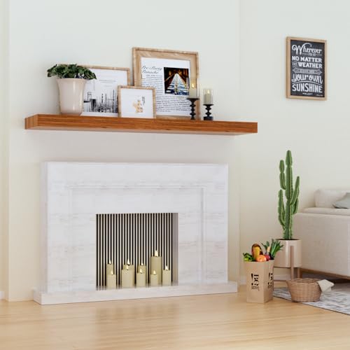 2pcs Floating Shelf Hardware Heavy Duty Hidden Shelf Brackets Support,Wall Mounting Invisible Floating Shelves Bracket Without Jig (34" x 4" x 1.5" Without Tools) - size: 34" x 4" x 1.5"