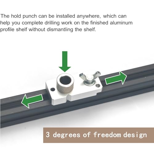 Aluminum Extrusion Drill Guide & Tap Jig Bit Access Hole For 2020 2040 European Aluminum Profile M4 M5 M6 M10 Drill Bushing