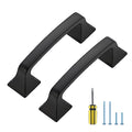 30 Pack Kitchen Cabinet Handles 3 Inch Hole Center Black Cabinet Pulls - color: Matte Black, size: 3 Inch Hole Centers