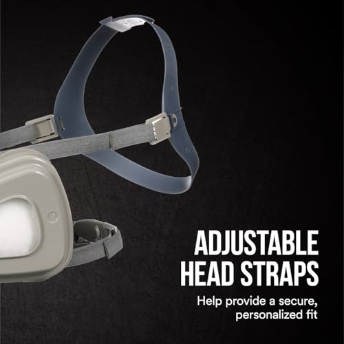 3M Professional Half Mask Organic Vapor, P95 Respirator with Cool Flow Valve, Reusable Respirator, Large