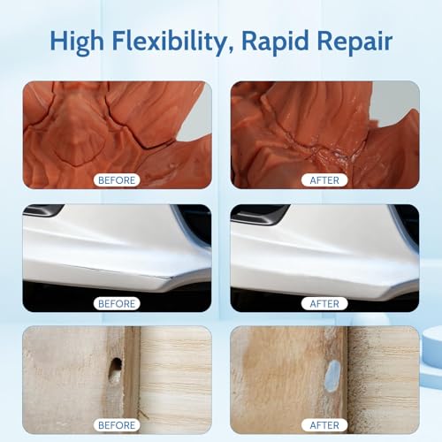 UV Light Curing Putty for 3D Prints and Models,Fast Repair Filler for Nicks,Scratches,Cracks on Resin,Quartz,Ceramic,Wood,Plastic,Stone,and Other Countertop Surfaces - size: 15g