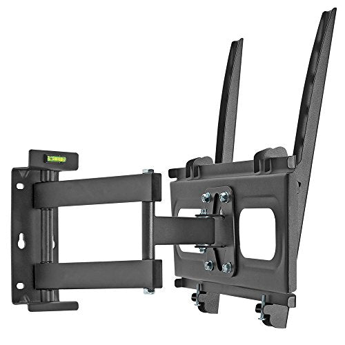 Cmple - Heavy Duty Full Motion Curved TV Wall Mount TV Bracket for 32-55 inch TV up to 99lbs, Adjustable Strong Full Motion TV Mount with Swivel Tilting Articulating Single Arm, VESA Max 400x400mm - size: 32 - 55 inch Stud/Concrete