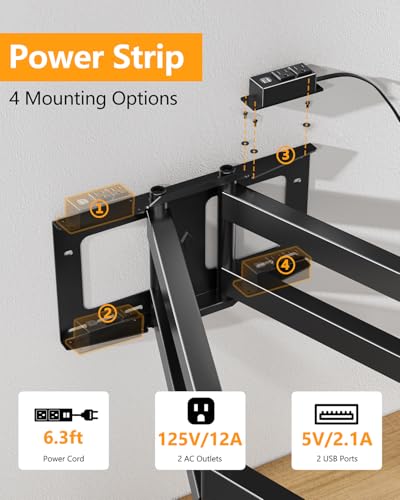 FORGING MOUNT Long Arm TV Wall Mount Heavy Duty TV Mount for 50"-100" TVs - size: Fits 50"-100" TVs