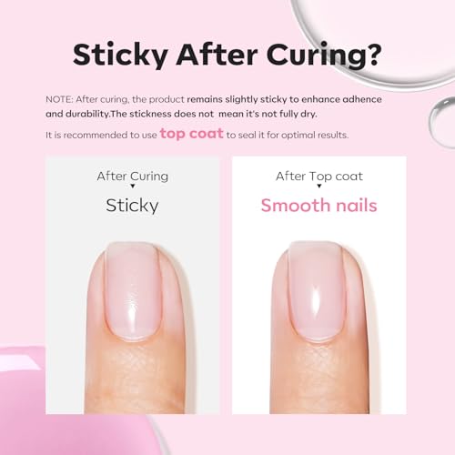 modelones Builder Nail Gel, 2 Pcs Clear and Baby Pink Builder Base Coat - color: Builder Clear Baby Pink