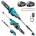 SEESII 21V 8-Inch Electric Pole Saw, Battery & Charger Included - color: True Blue