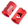 Geinxurn 1-1/4 Inch(32mm) Hole Saw, 2PCS HSS Bi-Metal Hole Saw Kit with Shark Tooth Hole Cutter for Wood,Drywall, PVC Boards and Thin Metal - color: 2 PCS 1-1/4"