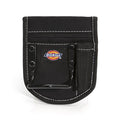 Dickies 2-Compartment Hammer Holder for Tool and Work Belts, Durable Canvas, Includes Tool Loop and Pocket, Fits up to 4.5-inch Belts, Black - color: Black