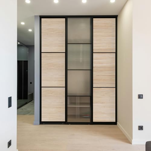Art3d 48 x 96 in Pole Wrap Natural Bamboo Wall Panel, 1-Pack, Carbonized - color: Carbonized, size: 1-48 inches x 96 inches