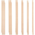OLYCRAFT 36Pcs Dowel Rods Wood Sticks 3mm 4mm 5mm 6mm 8mm 10mm Assorted Sizes Beech Wood Sticks Unfinished Dowel Round Wood Dowels for DIY Projects Crafting, Wooden Craft Sticks - size: 300x3~10mm