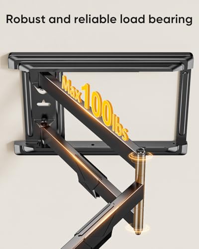 FORGING MOUNT Corner TV Wall Mount for Most 37-75 Inch TVs up to 99lbs - size: Fits 37"-75" TVs