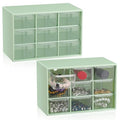 Wenqik 2 Pcs Mini Storage Drawers, Green - color: Green