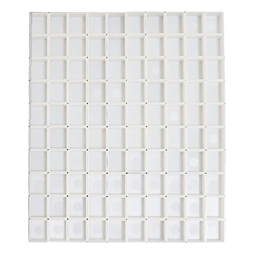 100PCS Watercolor Half Pans, 2ml Empty Paint Pans for Watercolor Palette - style: 100Pcs Half Pans