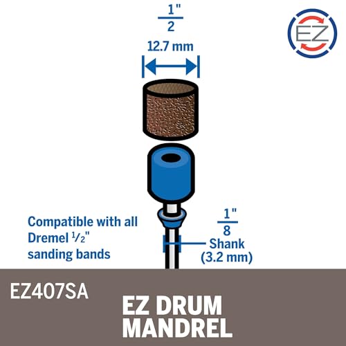 Dremel EZ406-02 EZ-Lock Starter Kit, 1 1/2-Inch Wheel Diameter, 5-Piece Fiberglass Reinforced Cut-Off Wheels and EZ402 Mandrel, Rotary Tool Cutting Disc Accessories, Pack of 2 - size: 2-Pack