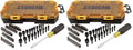 DEWALT Screwdriver Bit Set with Nut Drivers, 71-Piece (DWMT73808) (Pack of 2) - size: 1/4" (Pack of 2)