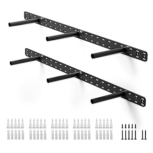 2pcs Floating Shelf Bracket Heavy Duty Hidden Metal Brackets for Shelf,Invisible Shelves Hardware Without Jig (34" x 8" x 1.5" Without Tools) - size: 34" x 8" x 1.5"