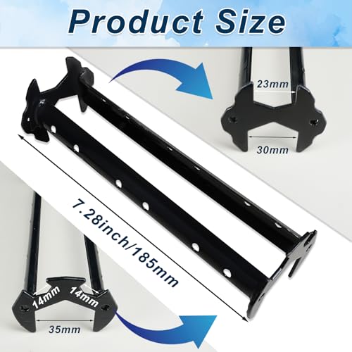 2 PCS Basin Multifunctional Sink Wrench, Four-Jaw Hex Universal Basin Wrench 7-in-1 Tight Spaces Kitchen Sink Drain Tub Removal for Under Basin Sink Installation and Repairs - size: 11 Sizes
