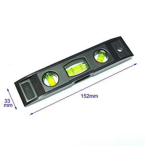 Mini 3 way 6" inch Magnetic Torpedo Level Carpentry Framing Bubble Spirit Level