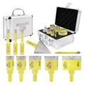 Diamond Core Drill Bits Set 10PCS - DARTOTEK Tile Hole Saw Kit (6/6/6/20/25/32/35/50mm/1 3/8"/6mm for Porcelain, Ceramic Tile, Granite, Marble, Masonry - size: set7