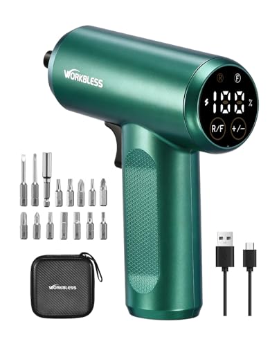 Cordless Screwdriver Set 3.7V with LCD Touchscreen Display