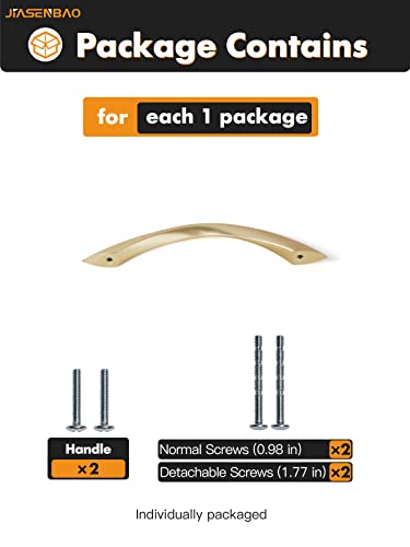 Brushed Gold Cabinet Pulls 5 Inch 20 Pack Arch Twisted Brass Handles Drawer Kitchen Cupboard Bathroom Dresser Cabinet Hardware Zinc Alloy - color: Brushed Gold, size: 5 Inch Hole Centers