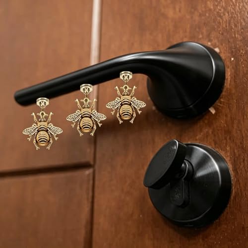 6 Set Brass Hinge Head Home Decoration Bee- Magnetic Door Hinge Toppers Animal Lover Gift for Home Decor
