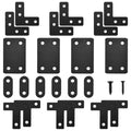 22 Pack Stainless Steel Fixing Flat Bracket Set