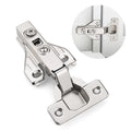 Probrico 30 Pair Cabinet Door Hinges Soft Closing Full Overlay Concealed Face Frame Corner Cabinet Hinges for Kitchen Cabinets - size: 30 Pairs