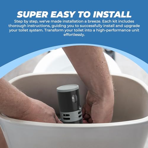 Toilet Fill Valve Replacement, Adjustable 8.7" to 12.2" Toilet Tank Fill Valve, Easy Install, Fix Running Toilet, Quiet Refill, Fits Most Standard Toilets (1 Pack (Single Replacement))
