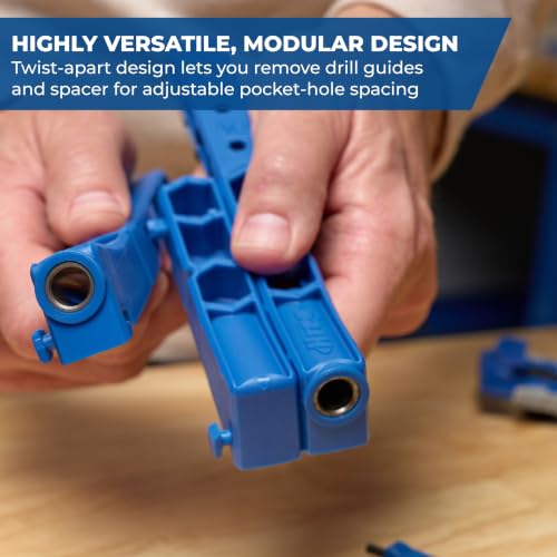 Kreg Pocket-Hole Jig 320 with Classic 2 Inch Face Clamp, KPHJ320-22