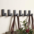 Teenyyou 6 Pcs Cute Kids Wall Hooks Adhesive for Backpack Black - color: Black