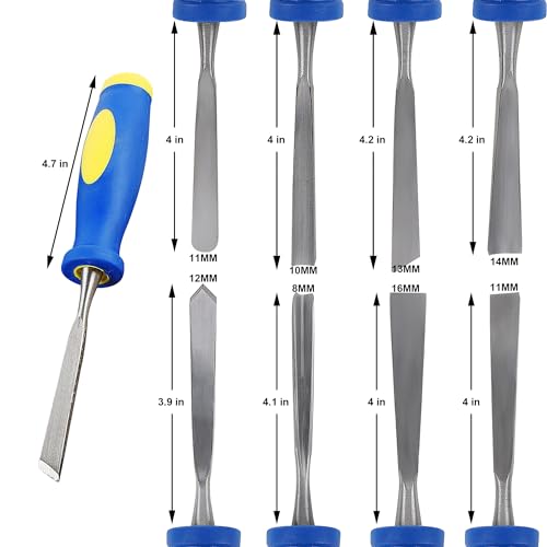 Lulu Home 13 PCS Wood Chisel Set with Canvas Bag