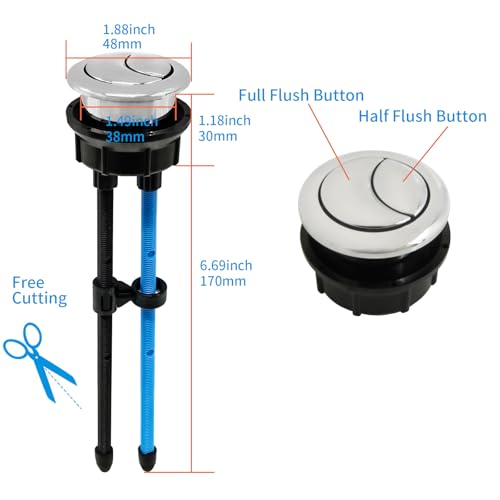 2 Inch Dual Flush Valve Replacement Kit for TOTO THU435/THU224