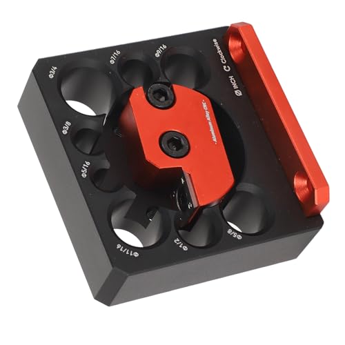 Dowel Maker Jig Kit, Aluminum Alloy 8 Holes Adjustable Drill Milling Dowel Round Rod Auxiliary Tool with Carbide Blade for Wooden Rods Sticks Woodworking