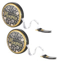 Soft Tape Measure Retractable Measuring Leather Mini Body Tape Measure Dual Sided Ruler for Tailor Sewing Craft Cloth 2 Pack (Black)