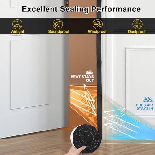 Air Conditioner Window Seal 1x1in, AC Window Seal Kit, Insulation - color: Black, size: AC-1 In x 1 In x 6.5Ft