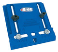 Kreg Cabinet Hardware Jig - Portable Straight Hole Drilling - Precision Drilling Without a Press - Moveable Edge Guide for Accurate Positioning - for Knobs & Small Pulls - KHI-Pull