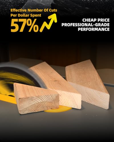 ANGELSWORD 6-1/2 Inch Circular Saw Blade for Framing, Fast Wood Cutting, 24T, 10 Pack