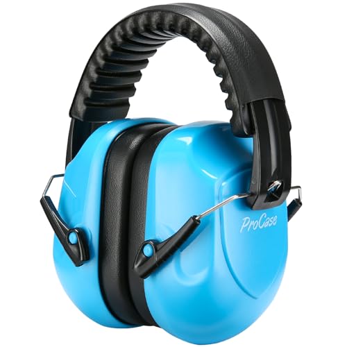 ProCase Hearing Protection Ear Muffs SNR 33dB, Noise Cancelling Headphones - color: 1 - Pure Blue