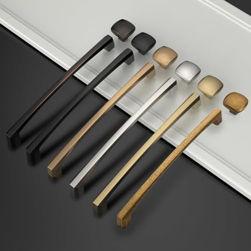 Asidrama 10 Pack Antique Brass Kitchen Cabinet Knobs - color: Antique Brass, size: Single Hole