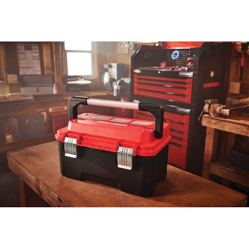 CRAFTSMAN Tool Box, Tool Storage, Lockable, Red/Black, 20 Inch (CMST20320L) - style: 20in Tool Box