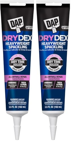 DAP 12346 Drydex 5.5 Oz Raw Building Material, 5.5-Ounce, Pink/White (Pack of 2) - size: 5.5 OZ (Pack of 2)