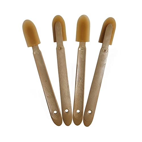 JMIBASIC Grout Caulk Finishing Tool - Multi Size 4 Pieces Set - Smooth Grout Sealant Silicone Caulking Tool - Rubber Spatula Spreader - Grout Sealer Applicator - Ergonomic Handle Grip_ABS (1.4 Inch) - size: 1.4 Inch