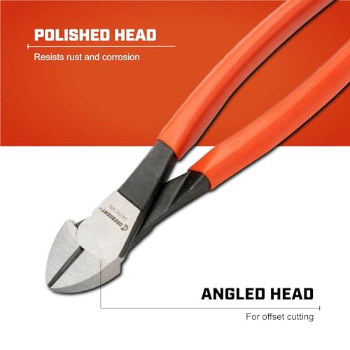 Crescent 8" Heavy-Duty Diagonal Cutting Pliers | 5428CVN