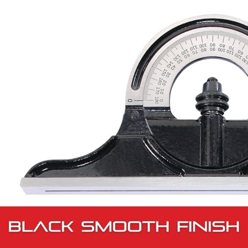 Starrett Protractor Head, for Combination Squares - color: Black Smooth