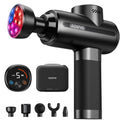 RENPHO Active Thermacool 2 Red Massage Gun with Infrared Heating, Cool Head - color: Dusk Black