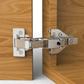 Furniware 2 Pack 1 Pair 165 Degree Lazy Susan Hinges Full Overlay Concealed for Cabinet, Cupboard, Folded Door, Combination with Screws(Regular) - size: 165 Degree
