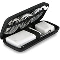 iMangoo Travel Essential Electronics Organizer Charger Case Carrying Pouch - color: Black, size: Small