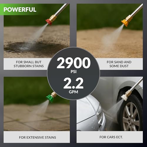 Giraffe Tools Retractable Wall Mount Pressure Washer Pro with 100FT Hoses